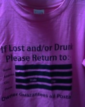 I lost and/or drunk please return to tees